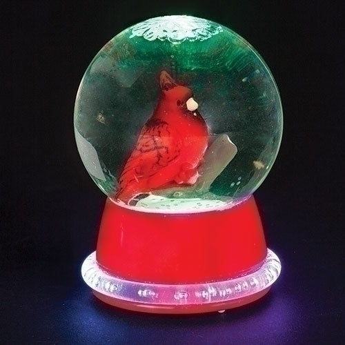 LED Cardinal snowglobe
