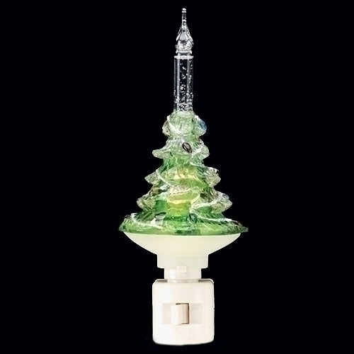 Christmas tree bubble night light