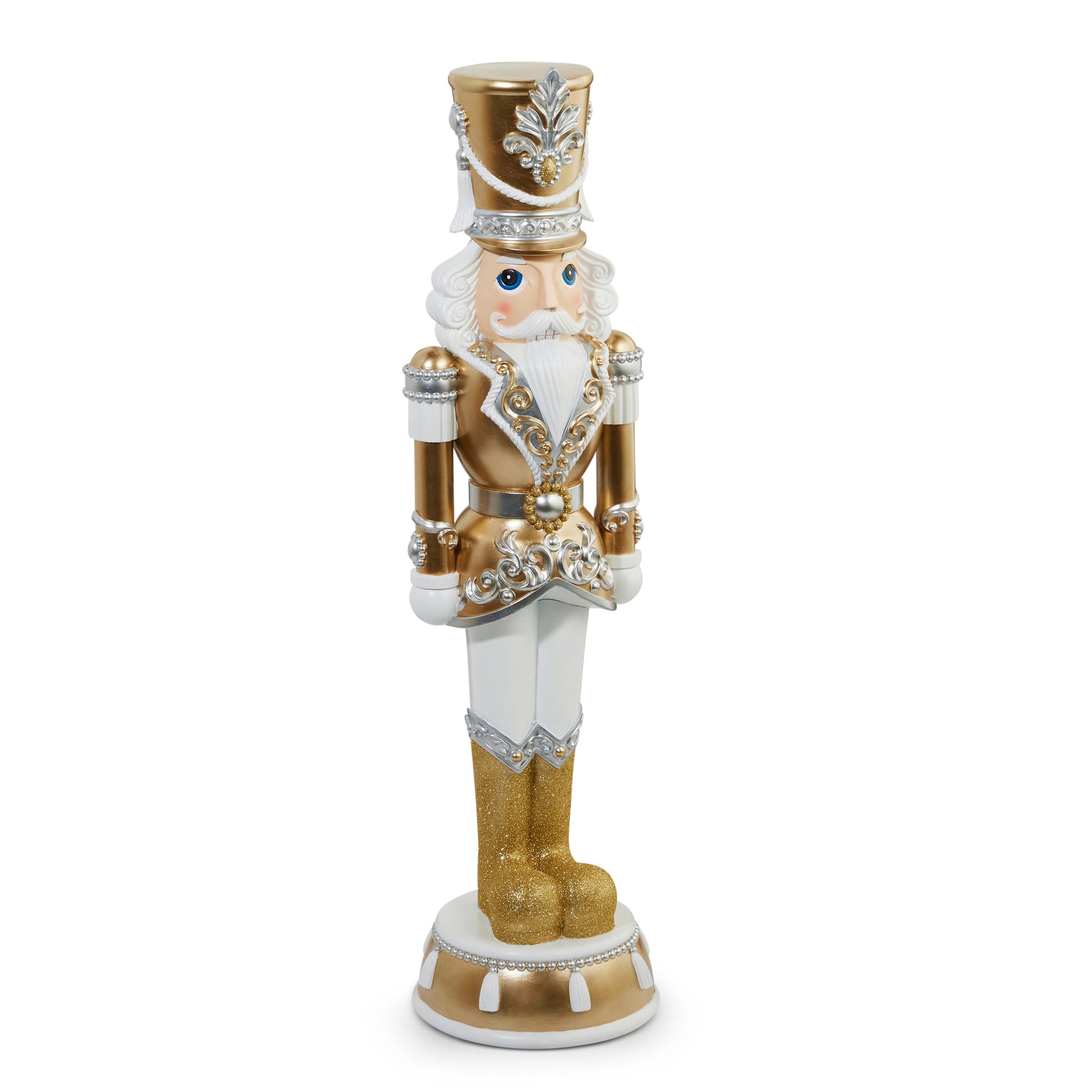 36" Gold and Silver Nutcracker ***PRE-ORDER***