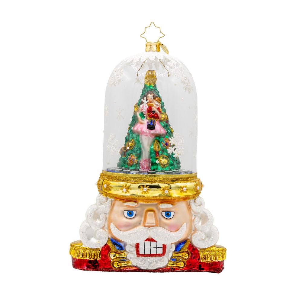 Christopher Radko Hand-Crafted European Glass Christmas Tree Decorative Ornament, Enchanted Guard