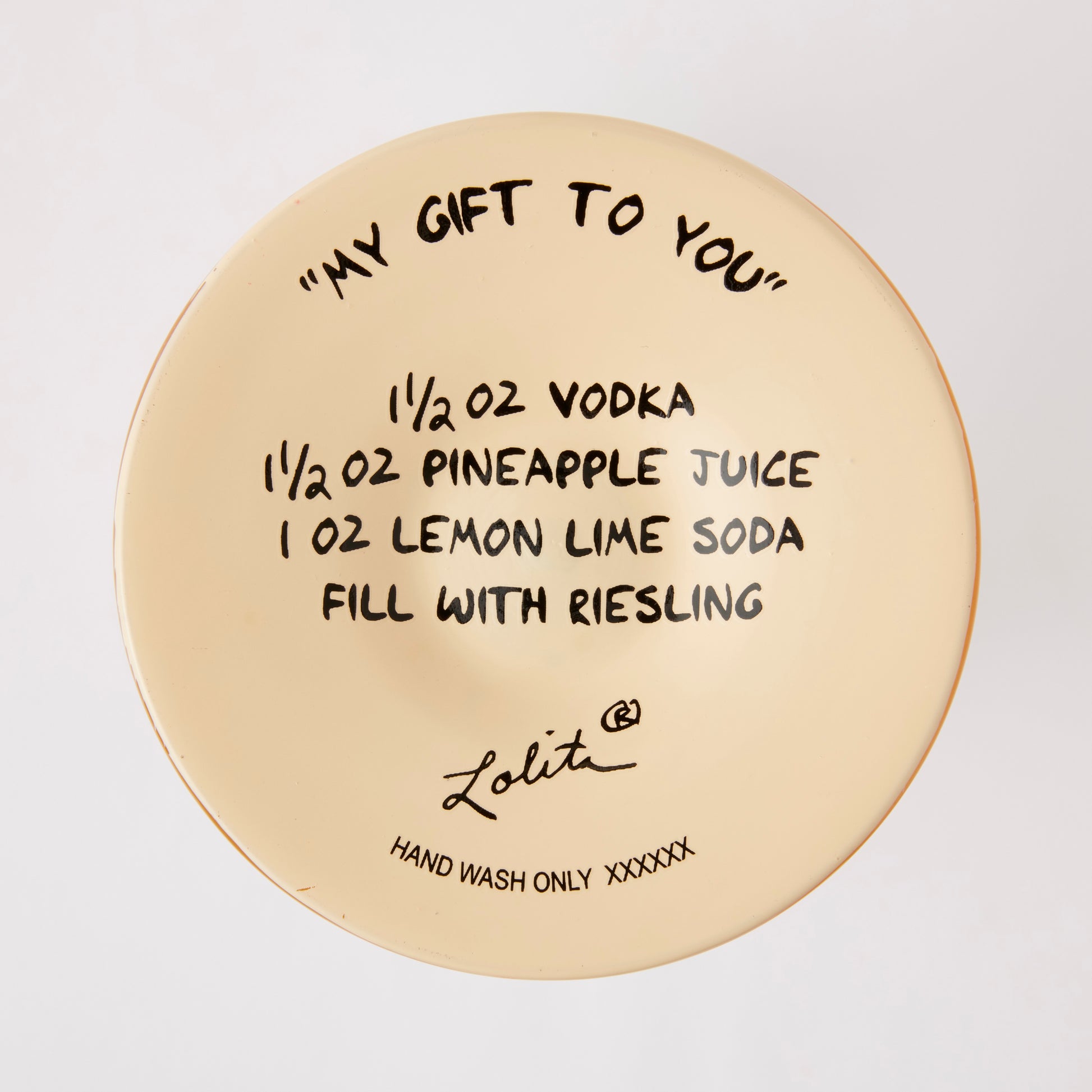 LOLITA "My Gift To You" Wine Glass
