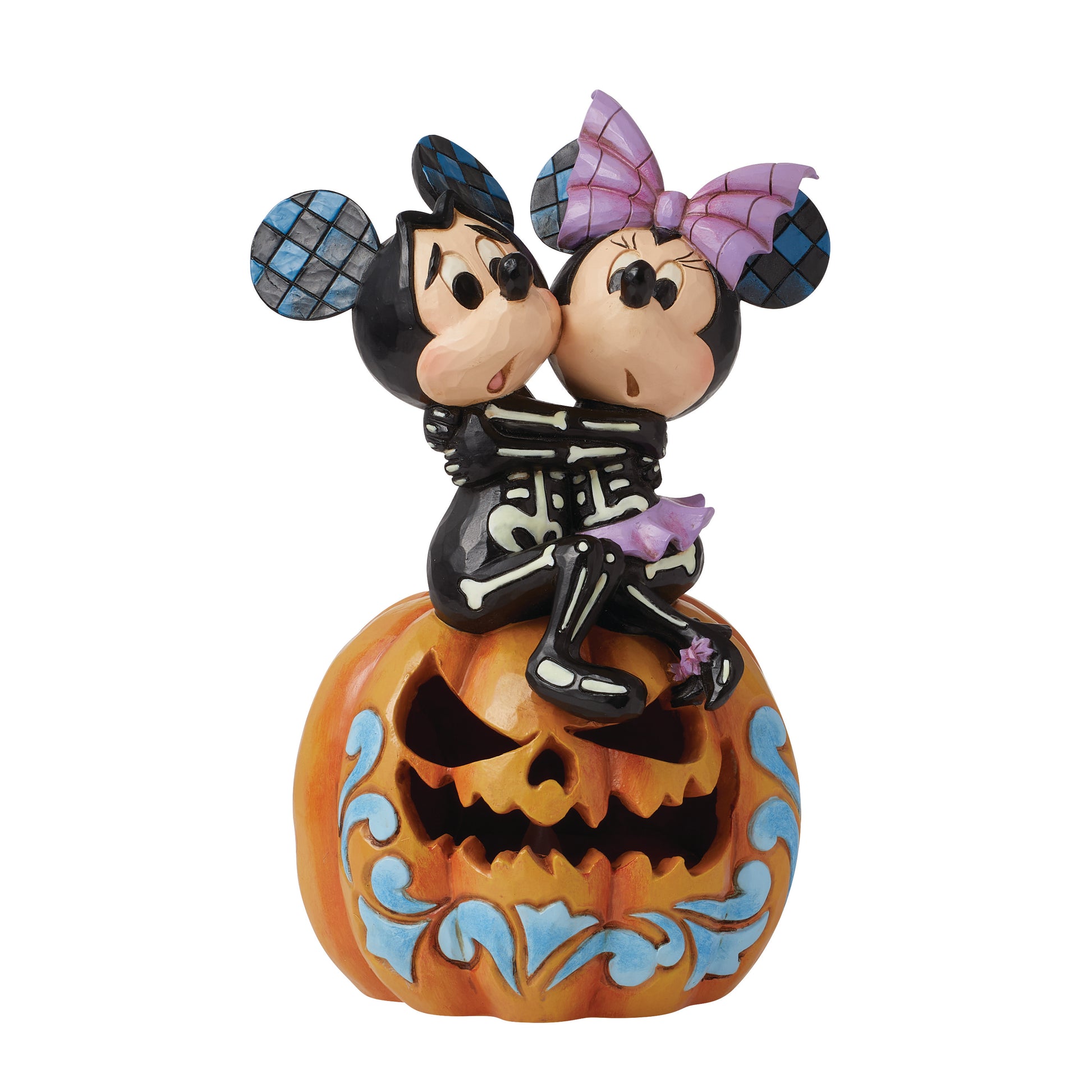 Disney Traditons Mickey & Minnie Scared Figurine