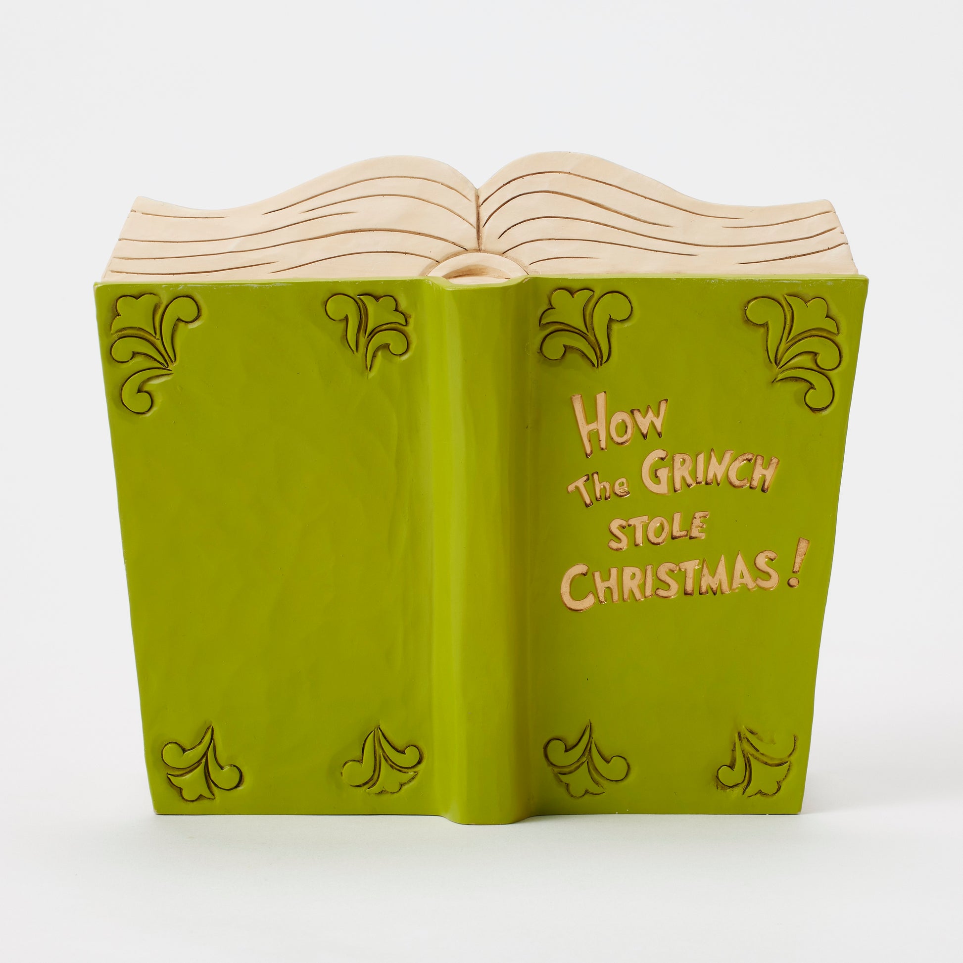 Jim Shore Light- Up Storybook Grinch with Max and Cindy Lou **PRE-ORDER**