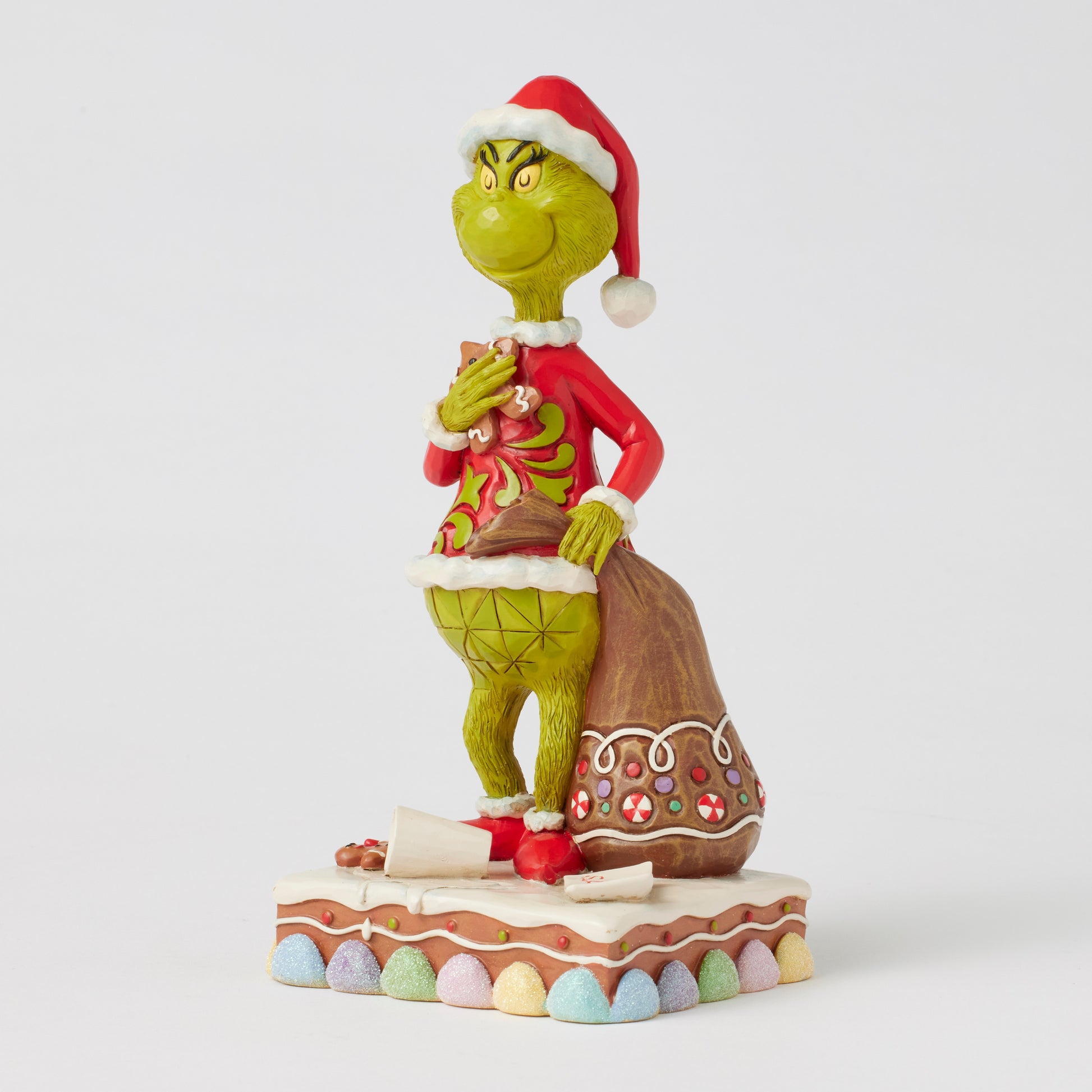 Jim Shore Grinch Eating Gingerbread **PREORDER ITEM**