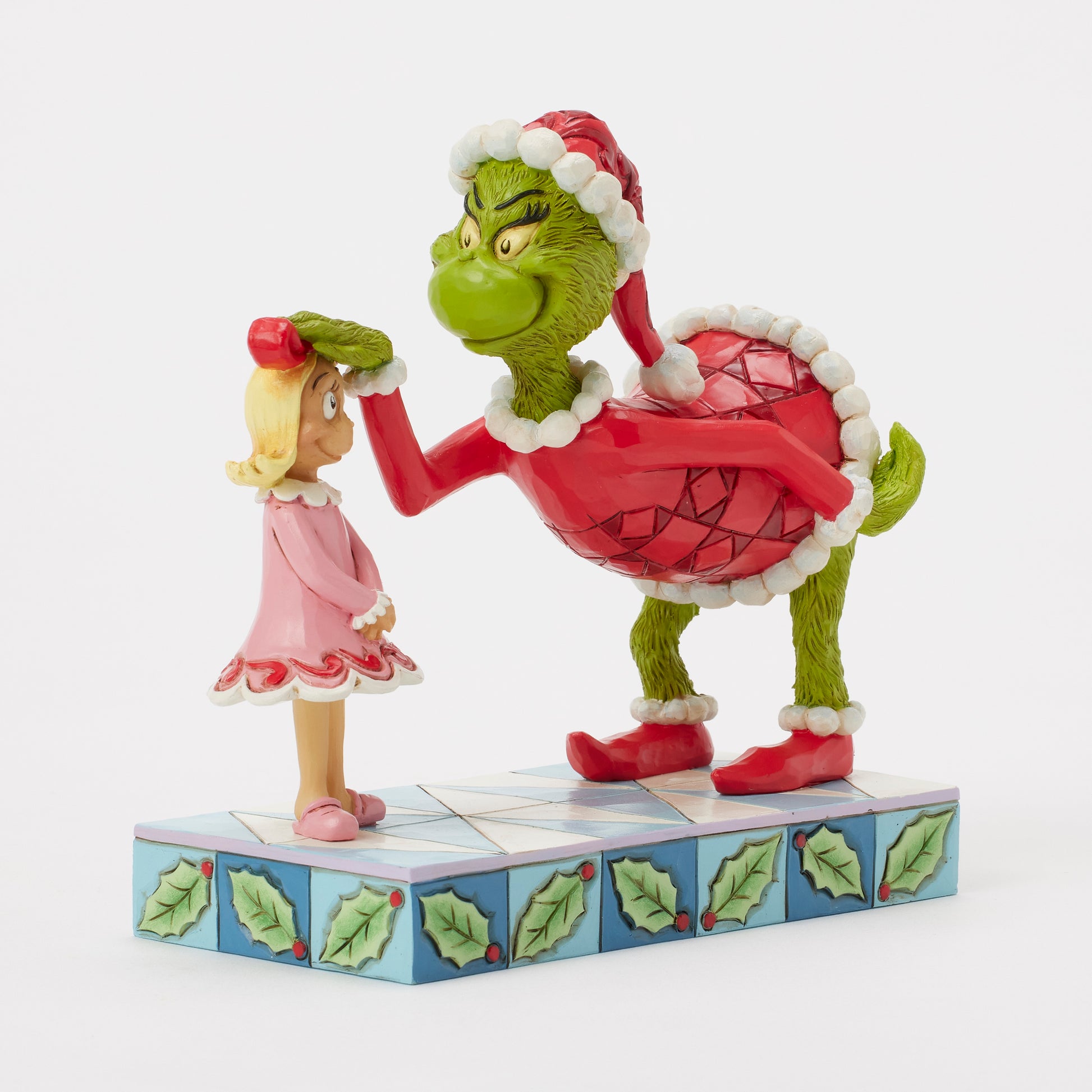 Jim Shore Grinch Patting Cindy Lou's Head Figurine **PREORDER**