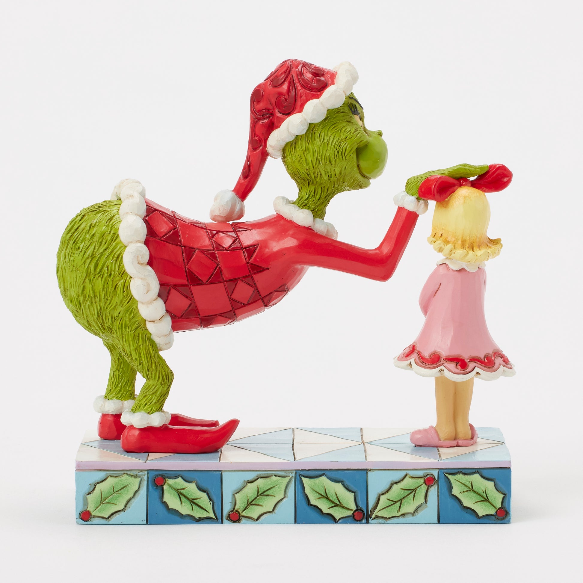 Jim Shore Grinch Patting Cindy Lou's Head Figurine **PREORDER**