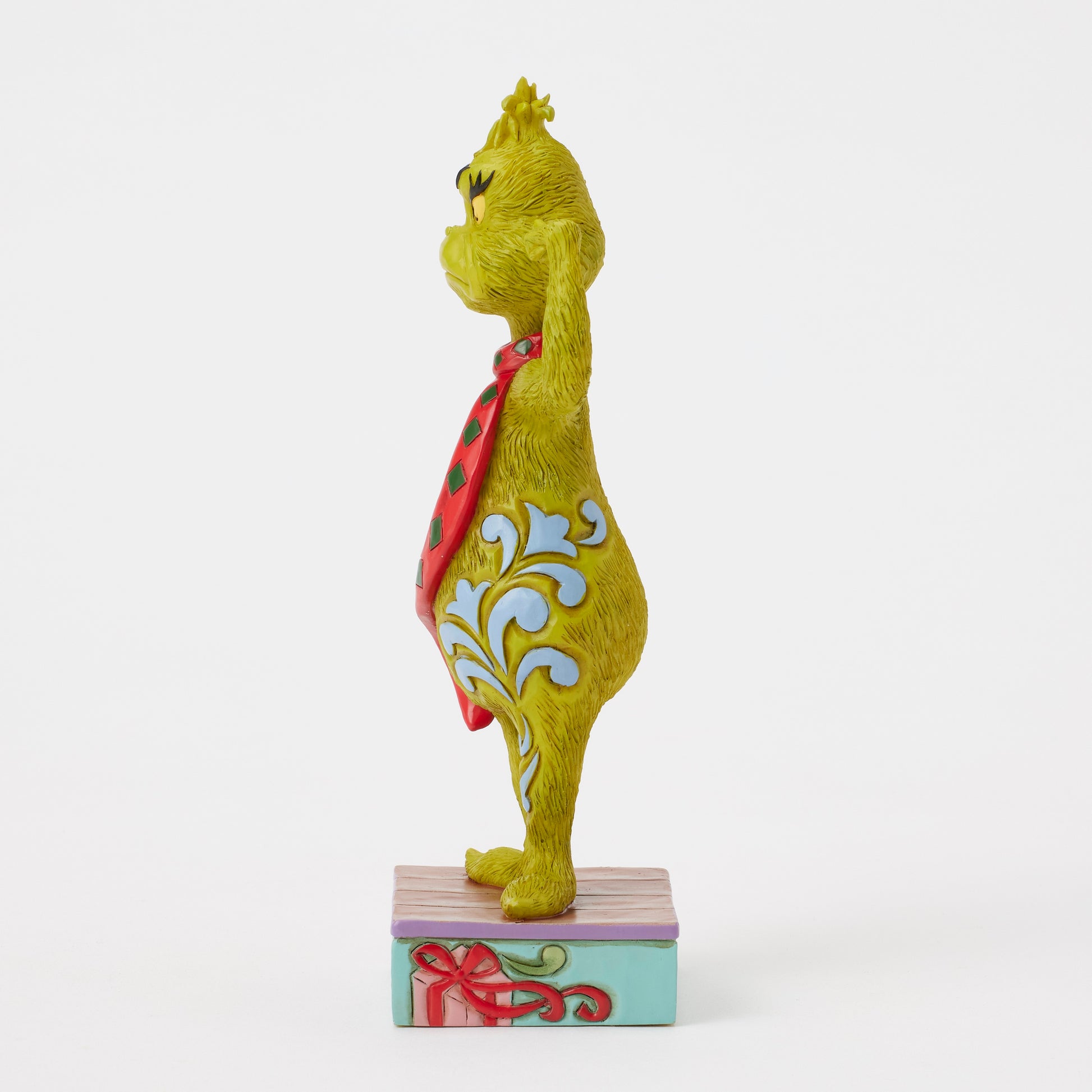 Jim Shore Grinch Plugging His Figurine **PREORDER ITEM**