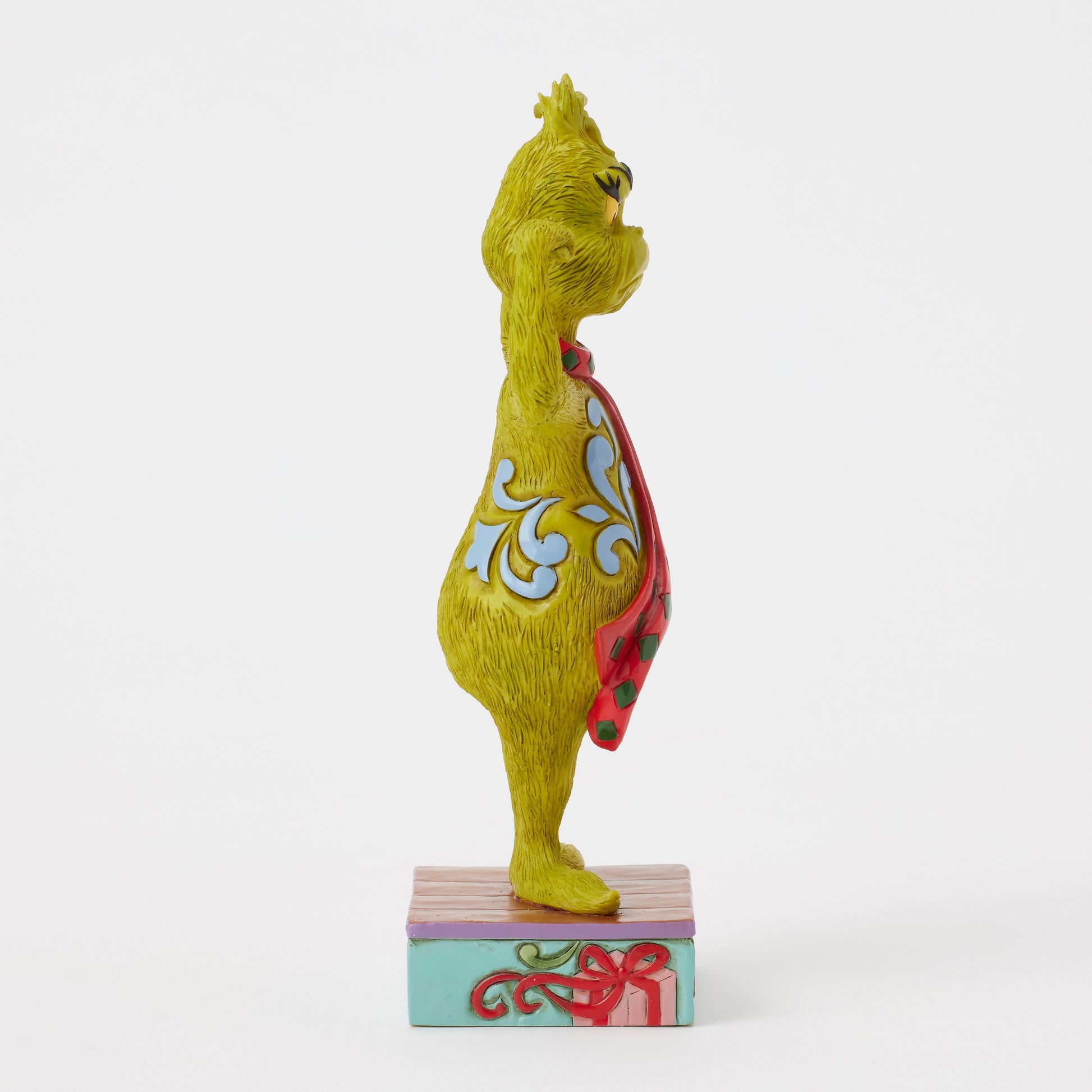Jim Shore Grinch Plugging His Figurine **PREORDER ITEM**