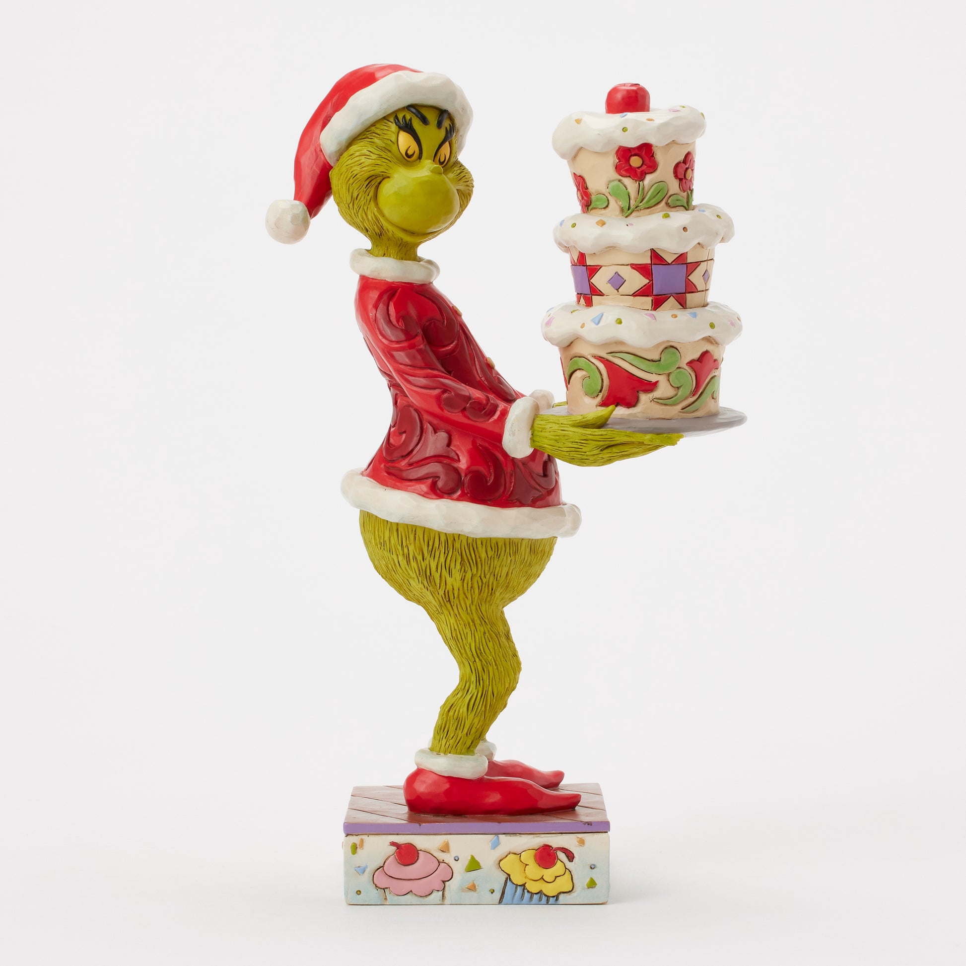 Jim Shore "Grinch with Grinchy Cake" Figurine **PREORDER ITEM**
