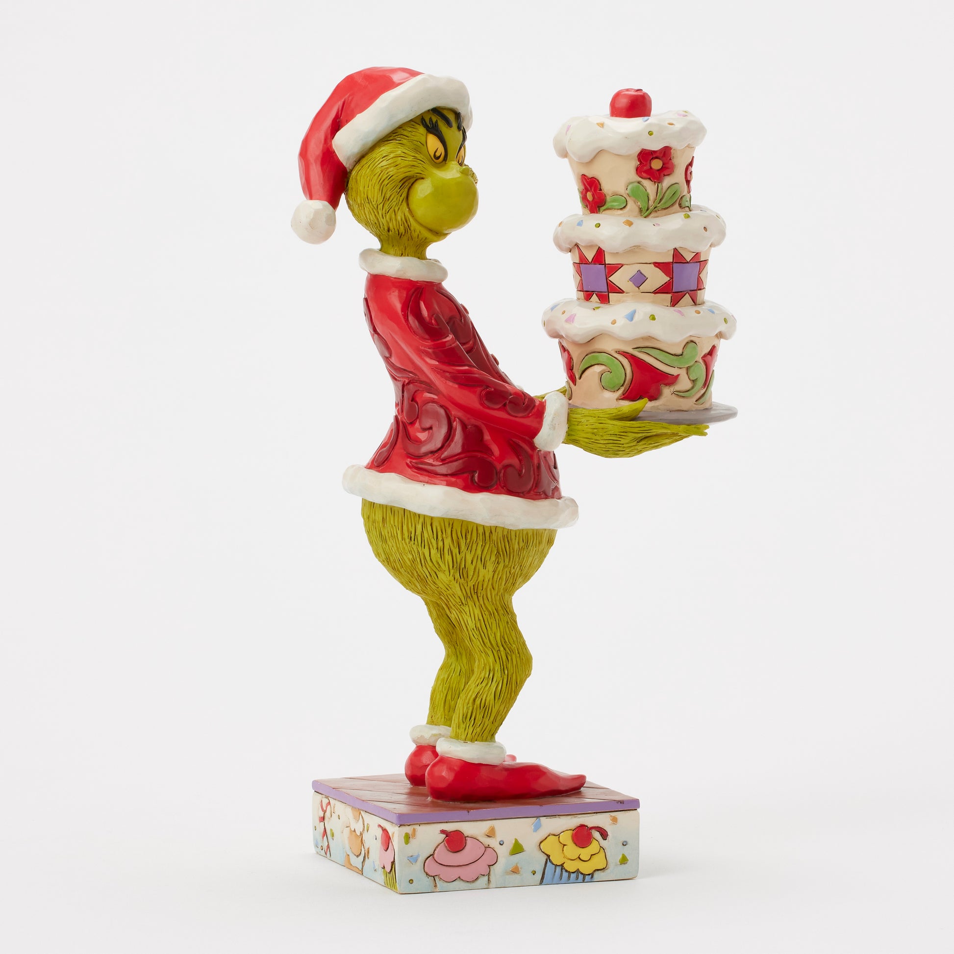 Jim Shore "Grinch with Grinchy Cake" Figurine **PREORDER ITEM**