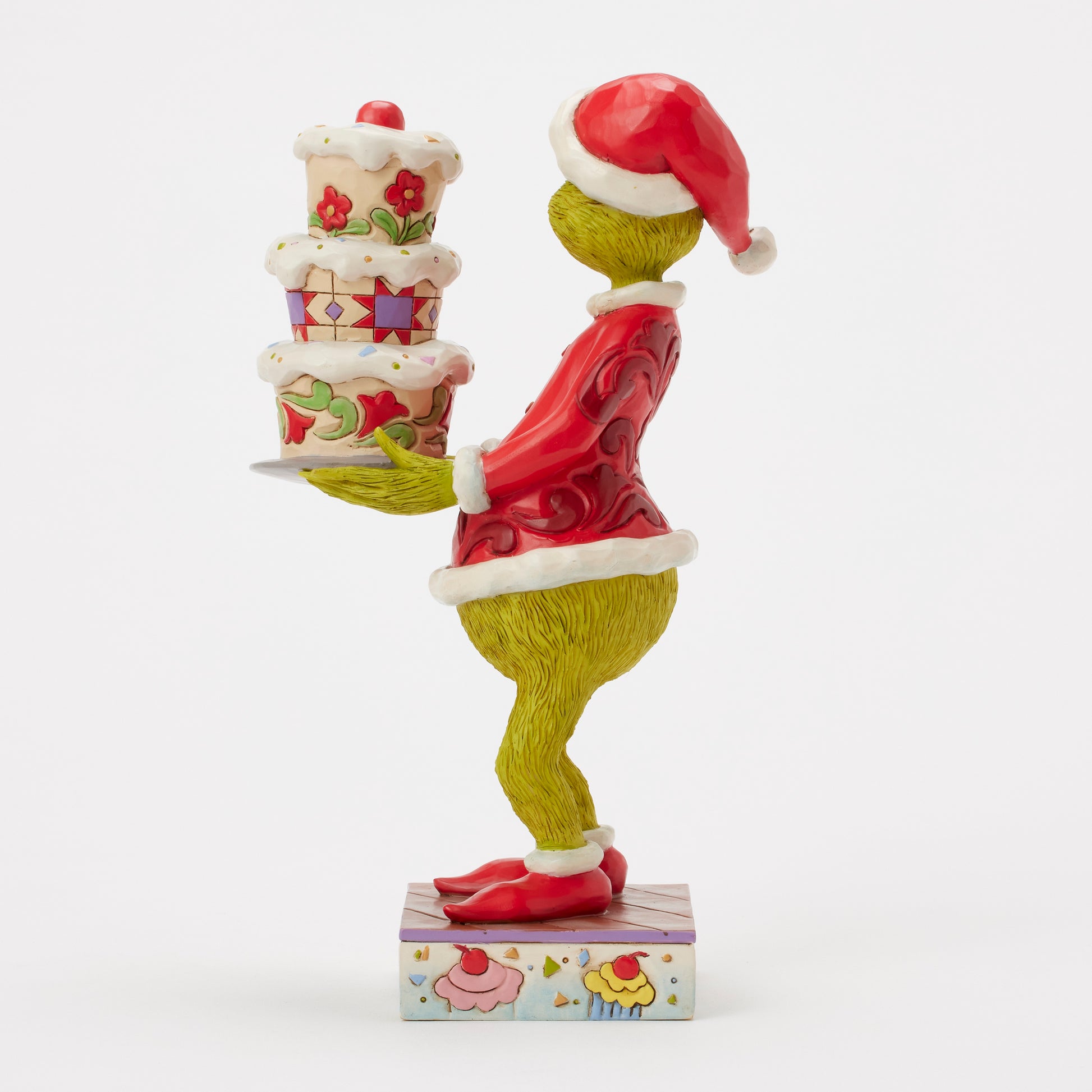 Jim Shore "Grinch with Grinchy Cake" Figurine **PREORDER ITEM**