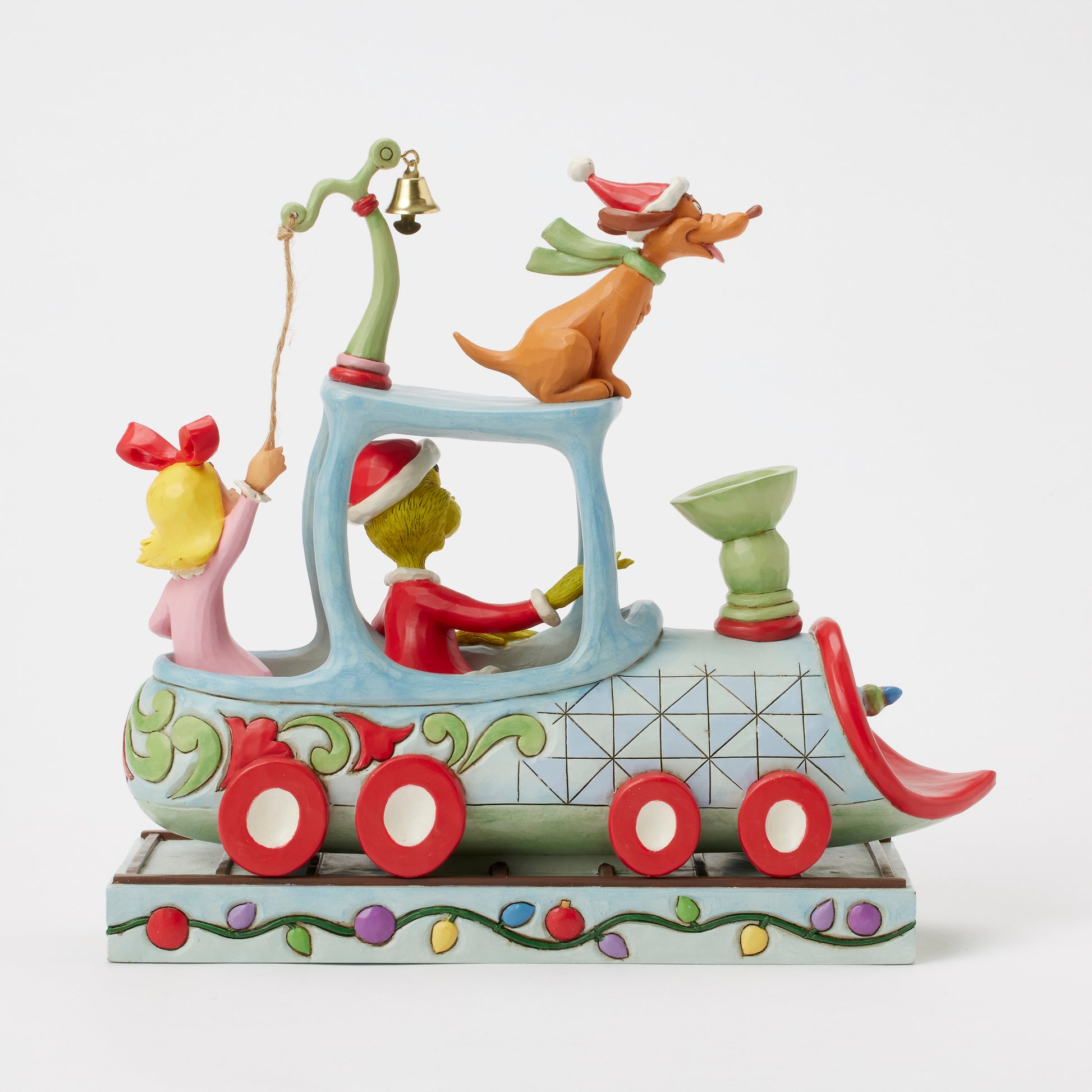 Jim Shore "Grinch Max and Cindy on Train" Figurine **PREORDER ITEM**