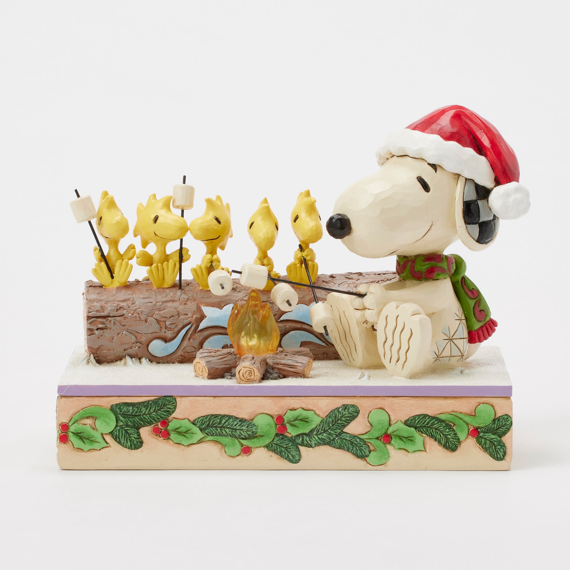Jim Shore Christmas Snoopy & Woodstocks Roasting