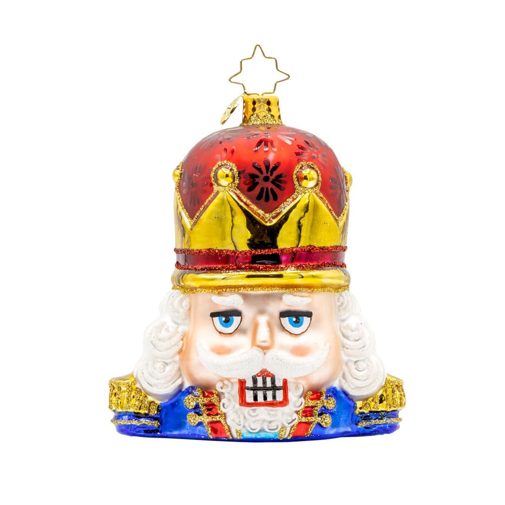 Christopher Radko Hand-Crafted European Glass Christmas Tree Decorative Ornament, Nutty Noel