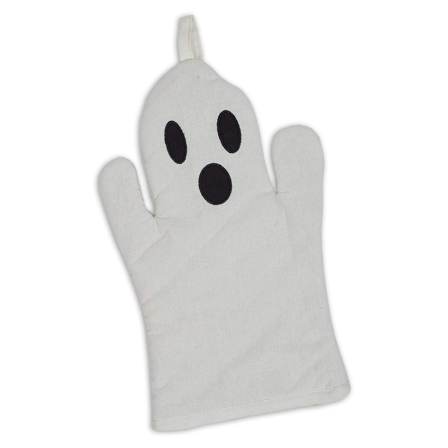 Spooky White Ghost Oven Mitt