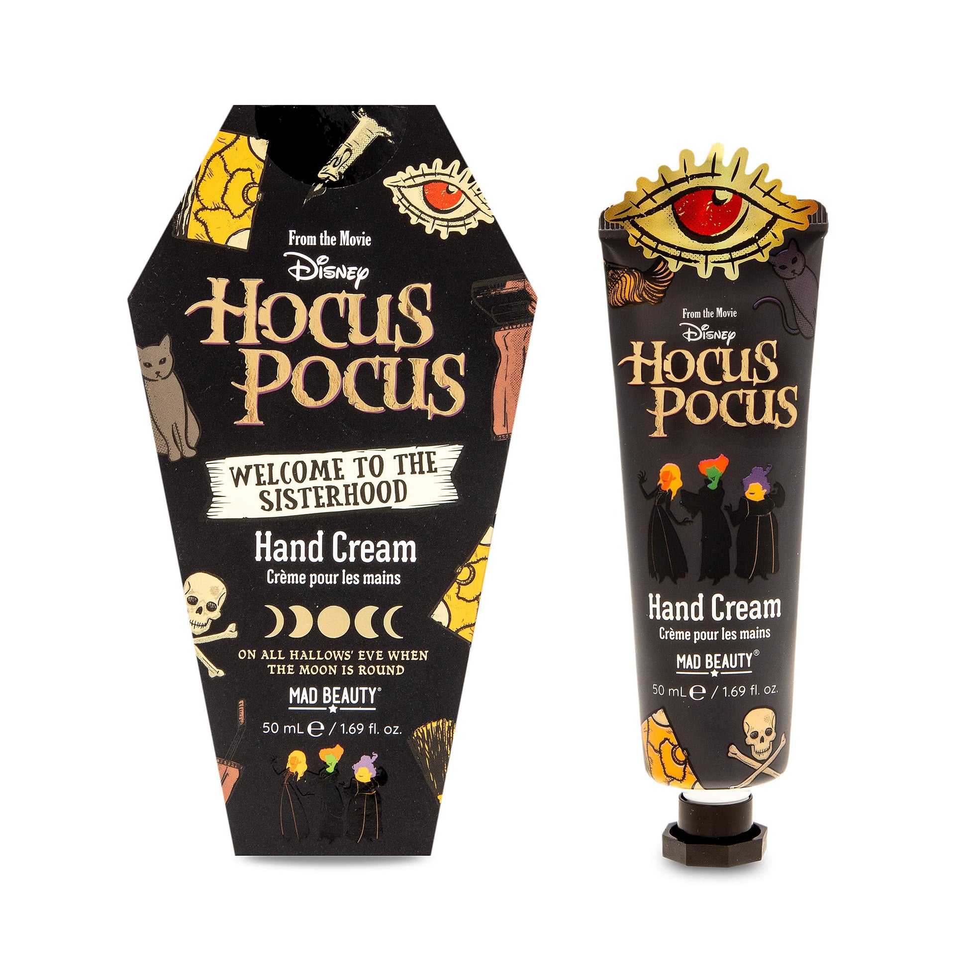 MAD Beauty Disney Hocus Pocus Hand Cream, Velvet Plum & Vanilla Fragranced, Hand Care, Moisturizing, Soft & Smooth, Shea Butter, Self-Care, Great Gift