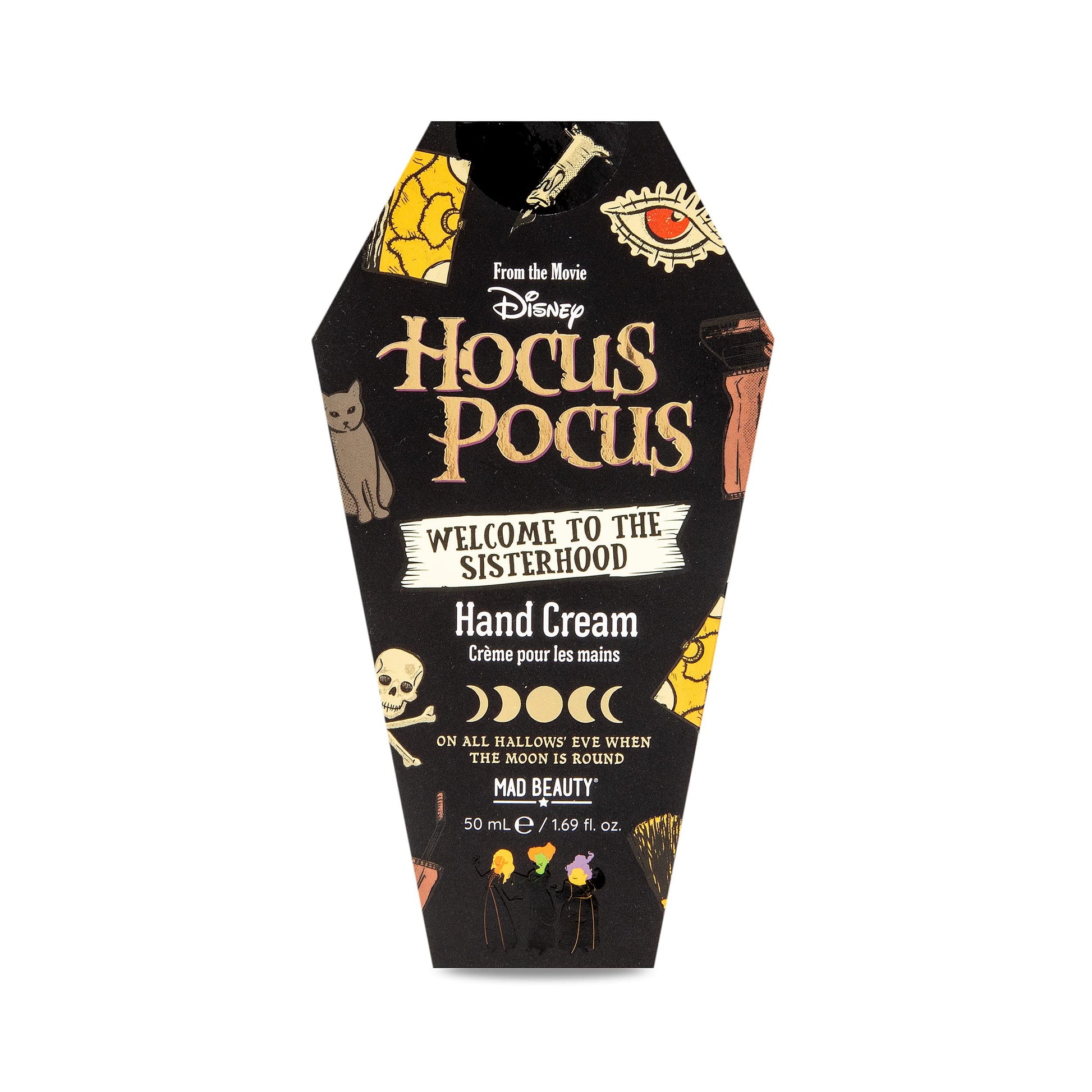MAD Beauty Disney Hocus Pocus Hand Cream, Velvet Plum & Vanilla Fragranced, Hand Care, Moisturizing, Soft & Smooth, Shea Butter, Self-Care, Great Gift