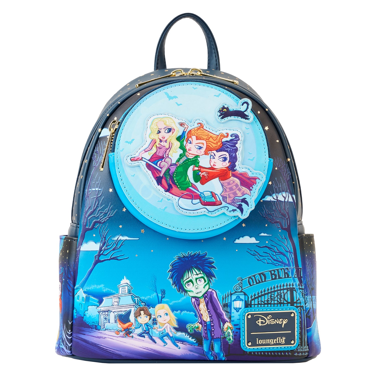 LOUNGEFLY DISNEY HOCUS POCUS POSTER MINI BACKPACK