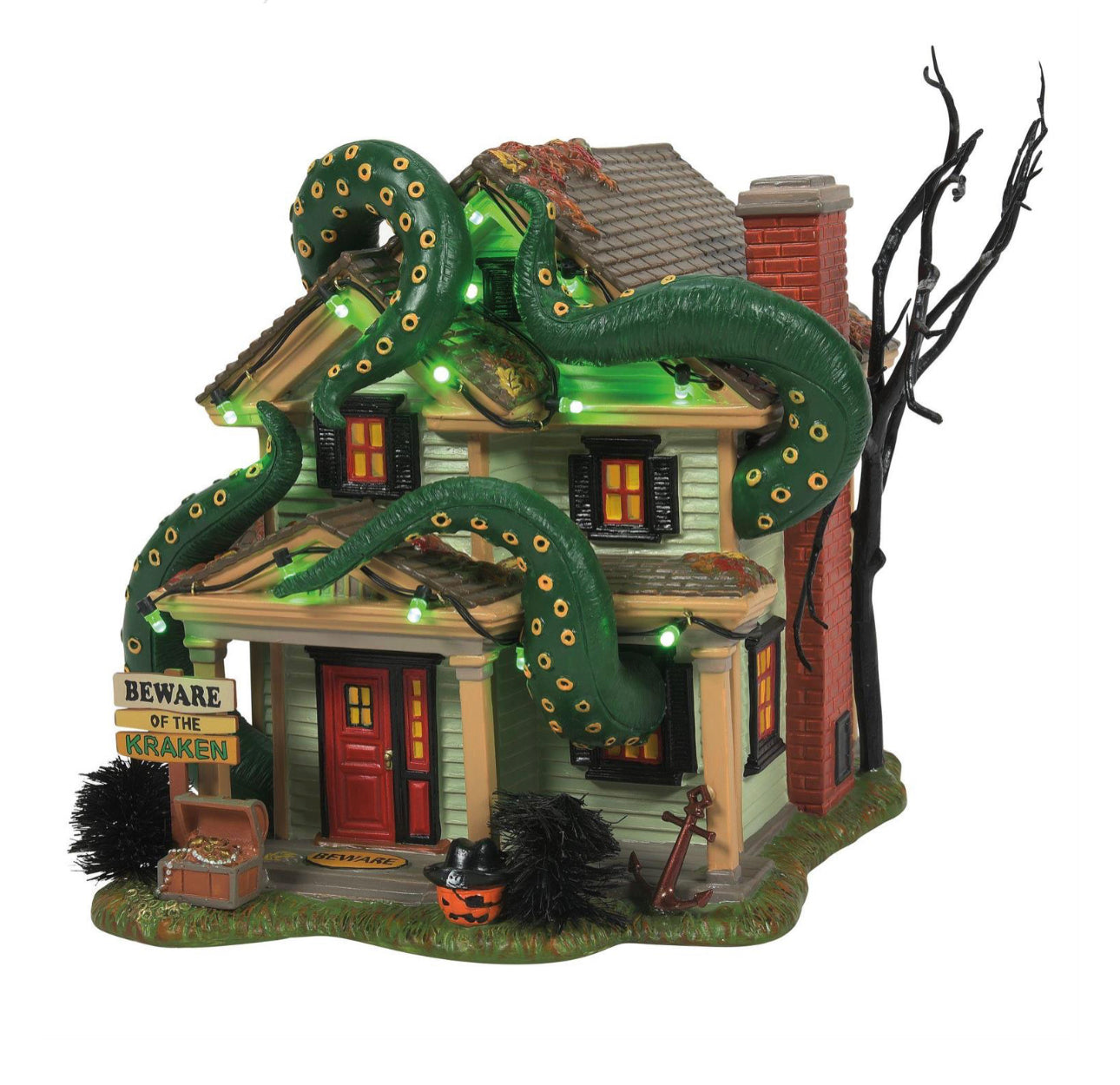 Halloween Village The Kraken House Light Building