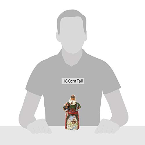 Jim Shore Heartwood Creek German Santa Stone Resin Figurine