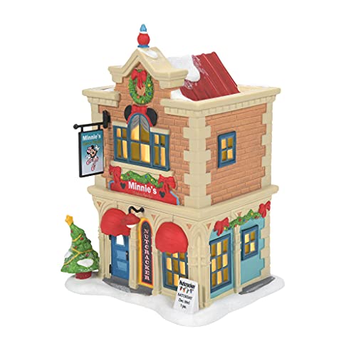 Department 56 Disney Village Minnie Mouse Dance Academy Lit Building