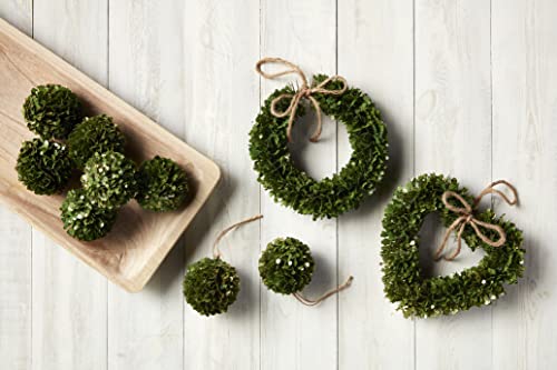Faux Boxwood Ball Ornament