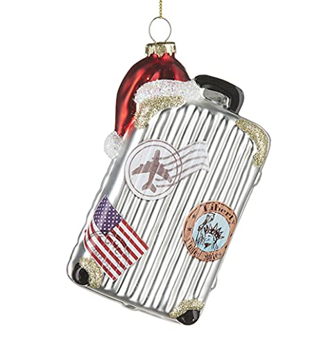 Holiday Luggage Decorative Ornament