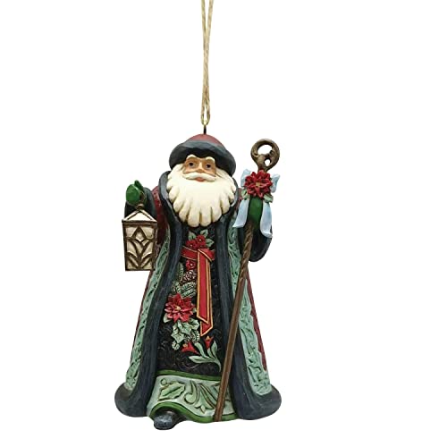 Jim Shore Holiday Manor Santa With Cane and Lantern