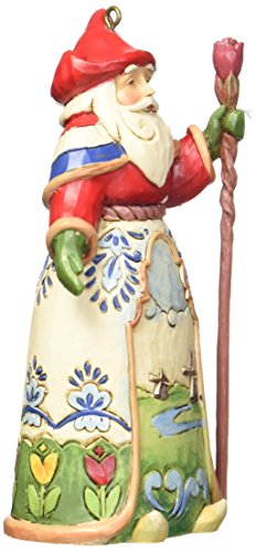 Jim Shore Heartwood Creek Dutch Santa Resin Hanging Ornament