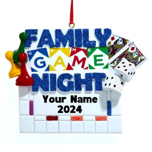 Kurt Adler Family Game Night Ornament for Personalization