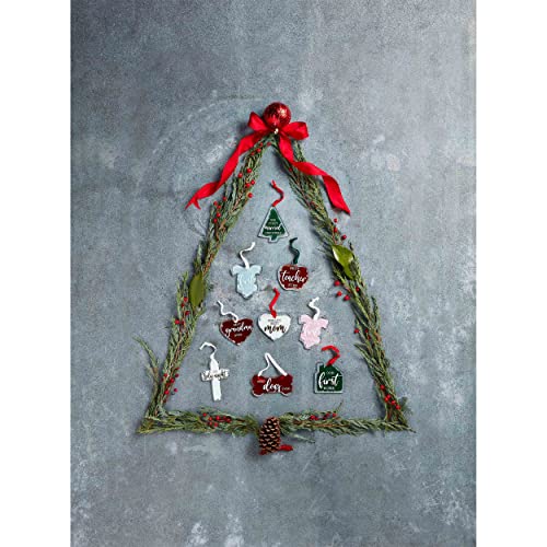Mud Pie Acrylic Grandma Christmas Ornament