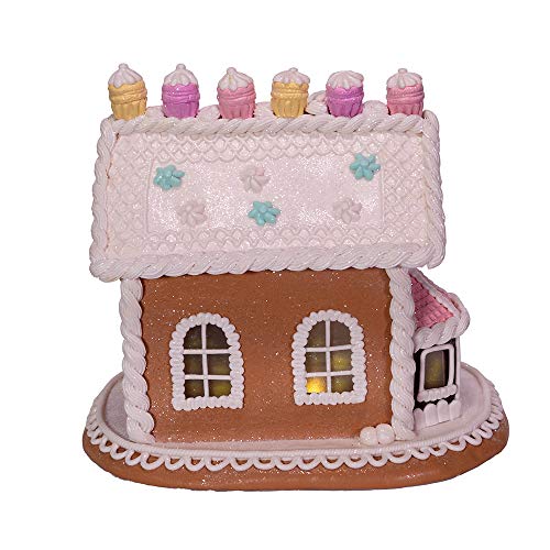 Kurt S. Adler 9-Inch LED Lights Gingerbread House