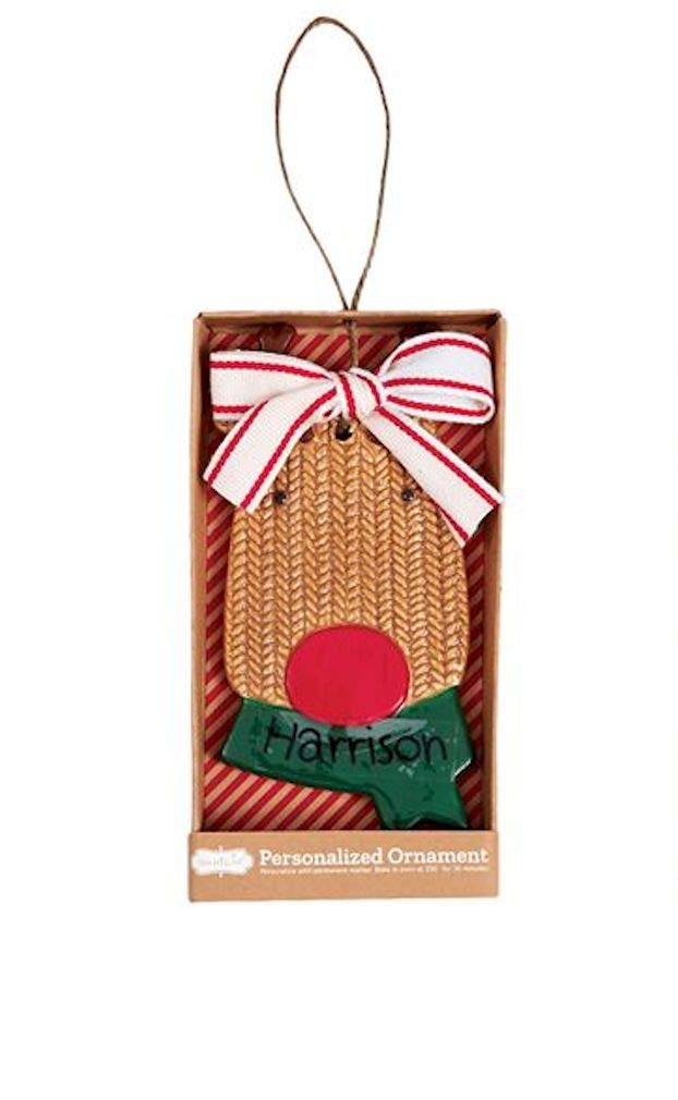 Mud Pie Reindeer Personalized Ornament