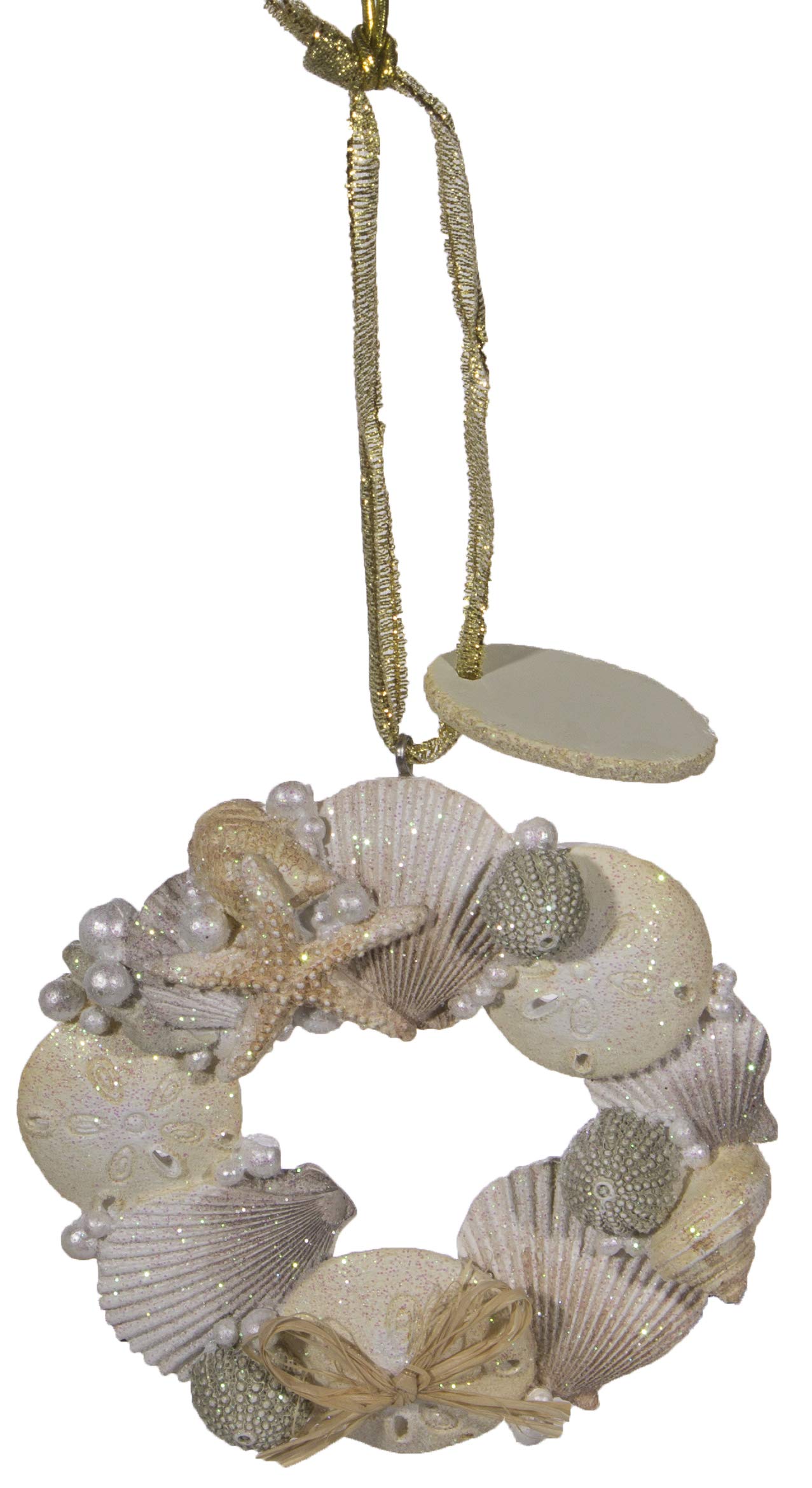 Cape Shore Resin Wreath w/Shells and Sea Life Ornament
