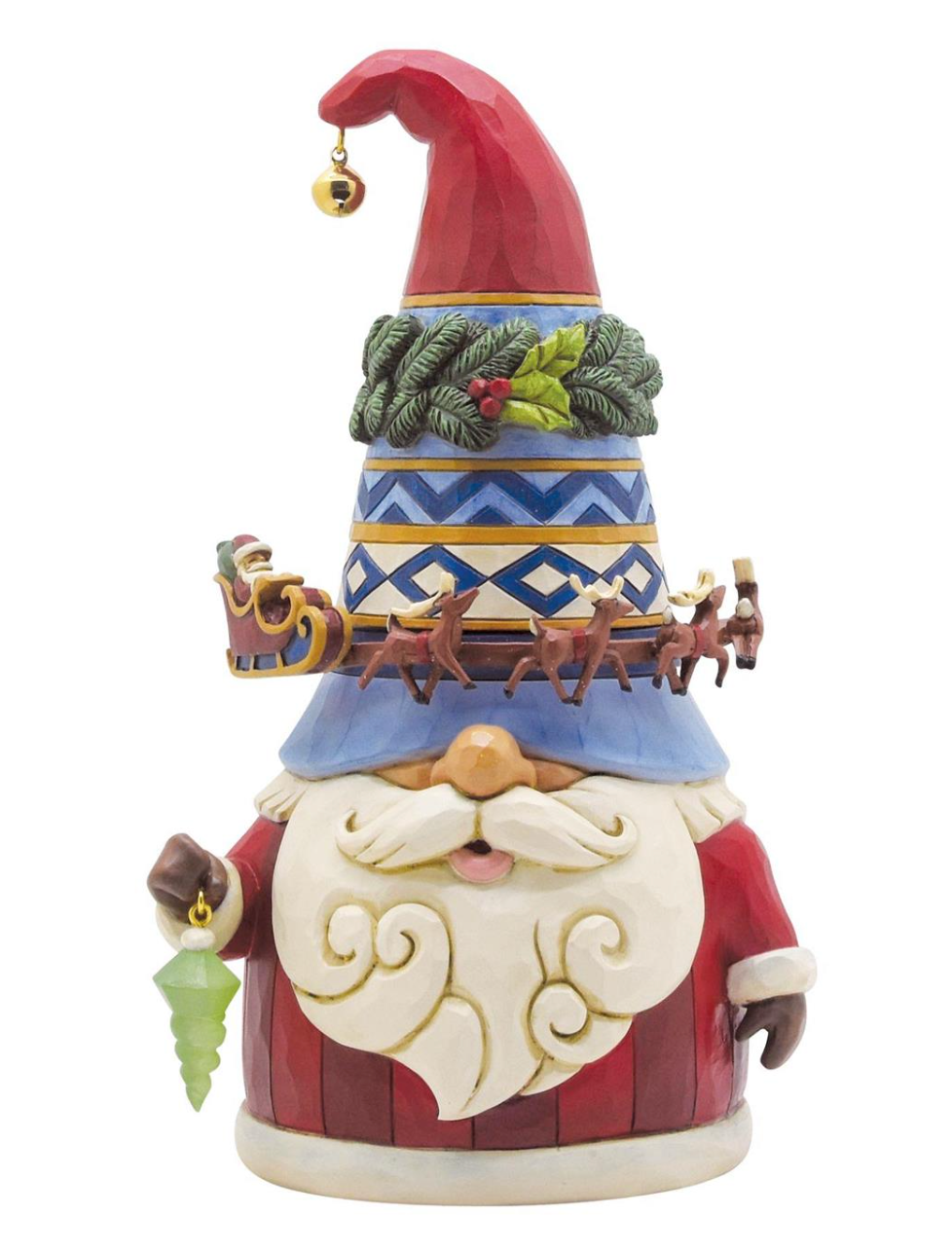 NEW Gnome Rotating Sleigh Around by Jim Shore