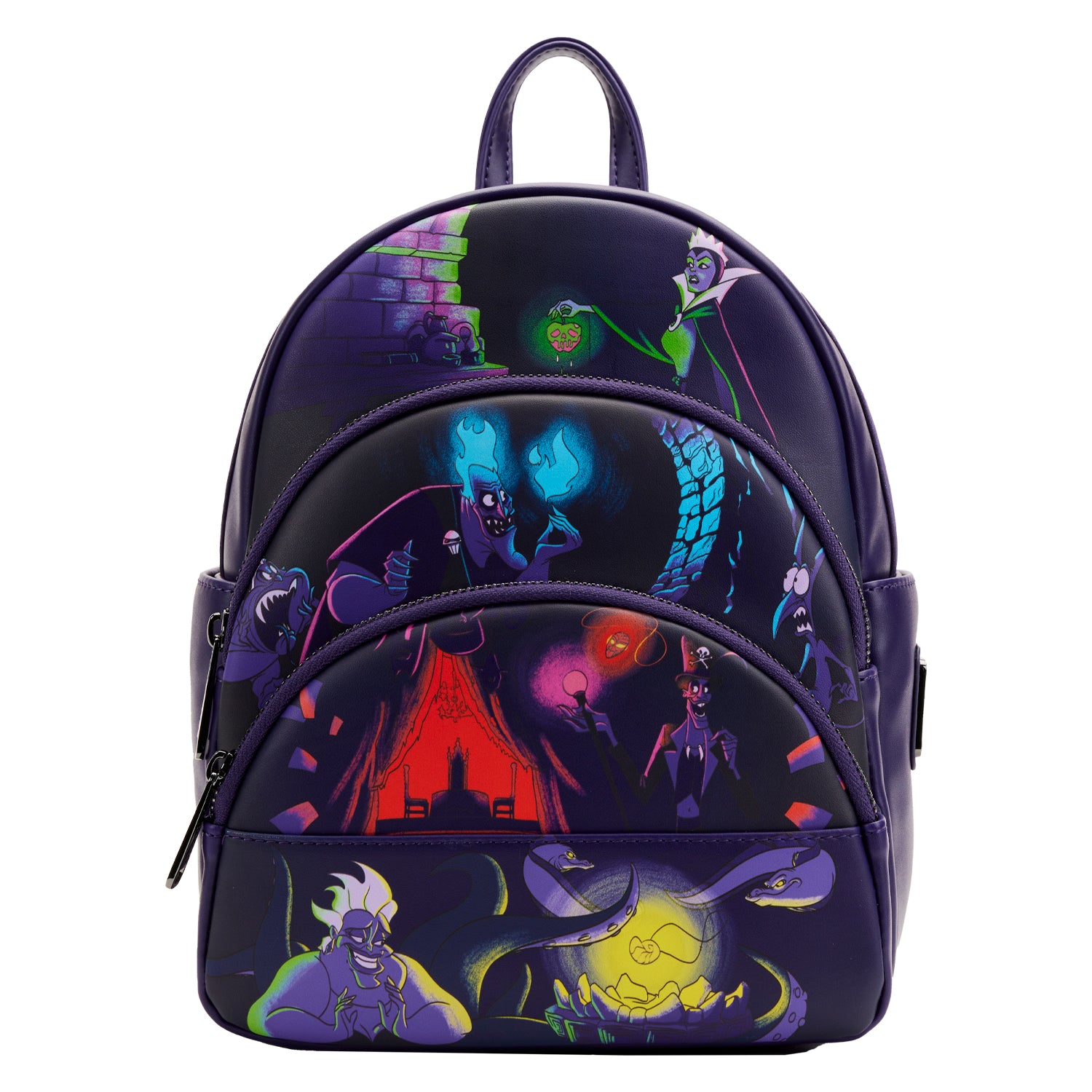 Loungefly Disney Villains Glow in the Dark Mini Backpack