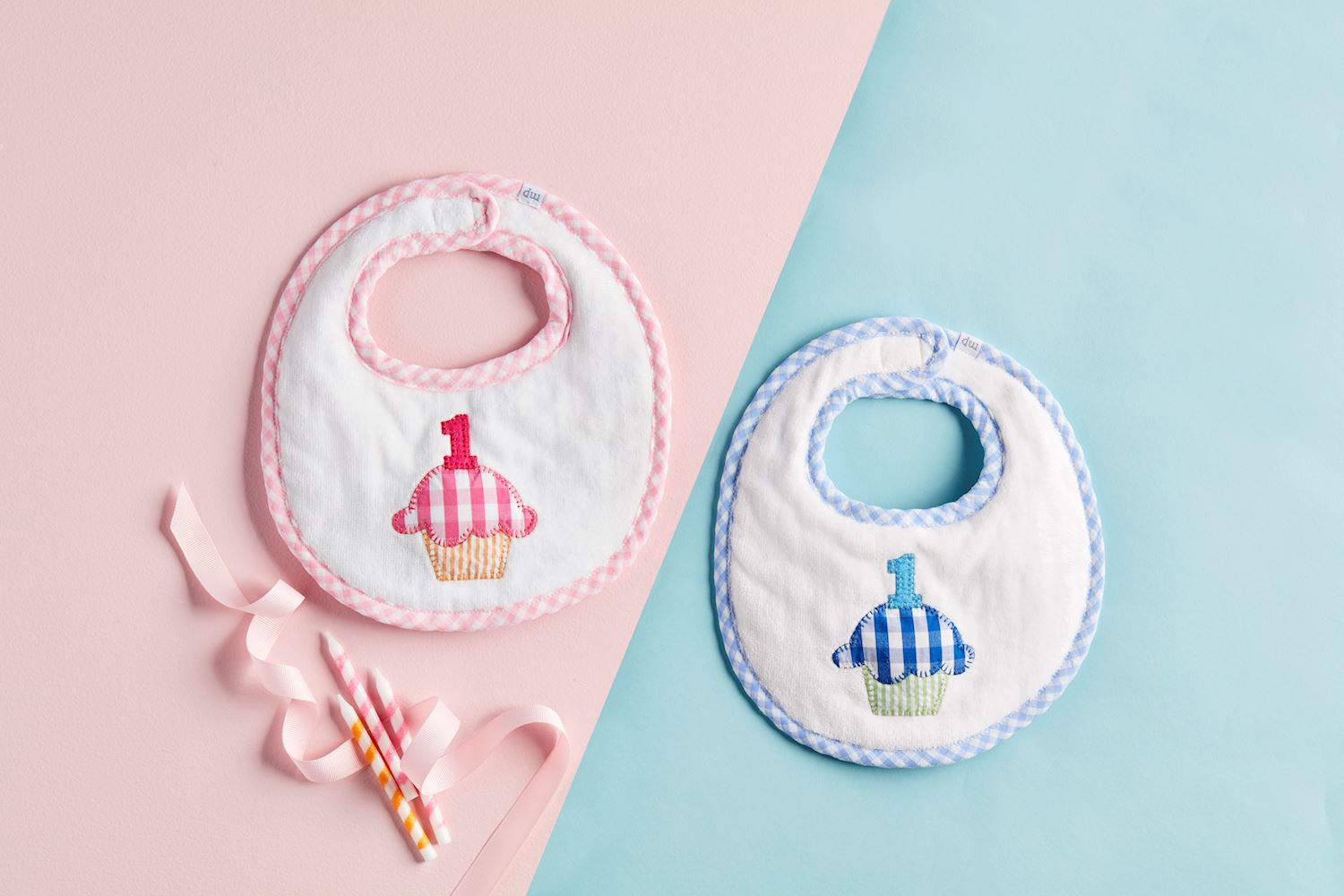 Blue Musical Birthday Bib