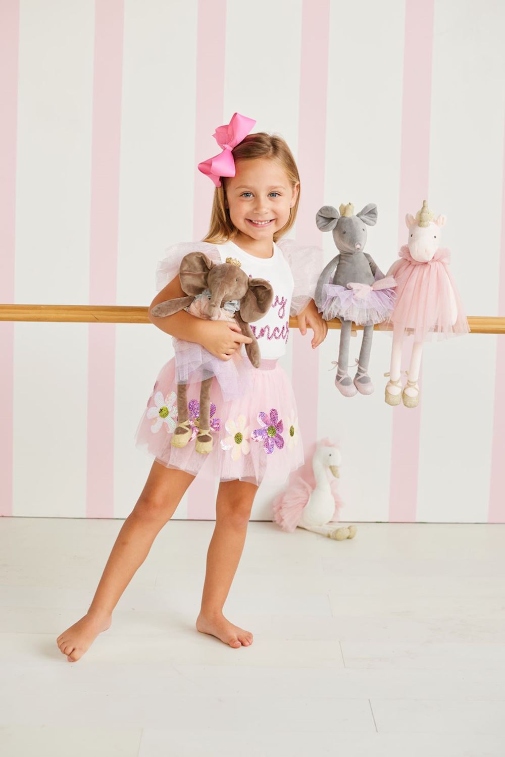 Elephant Velvet Princess Plush
