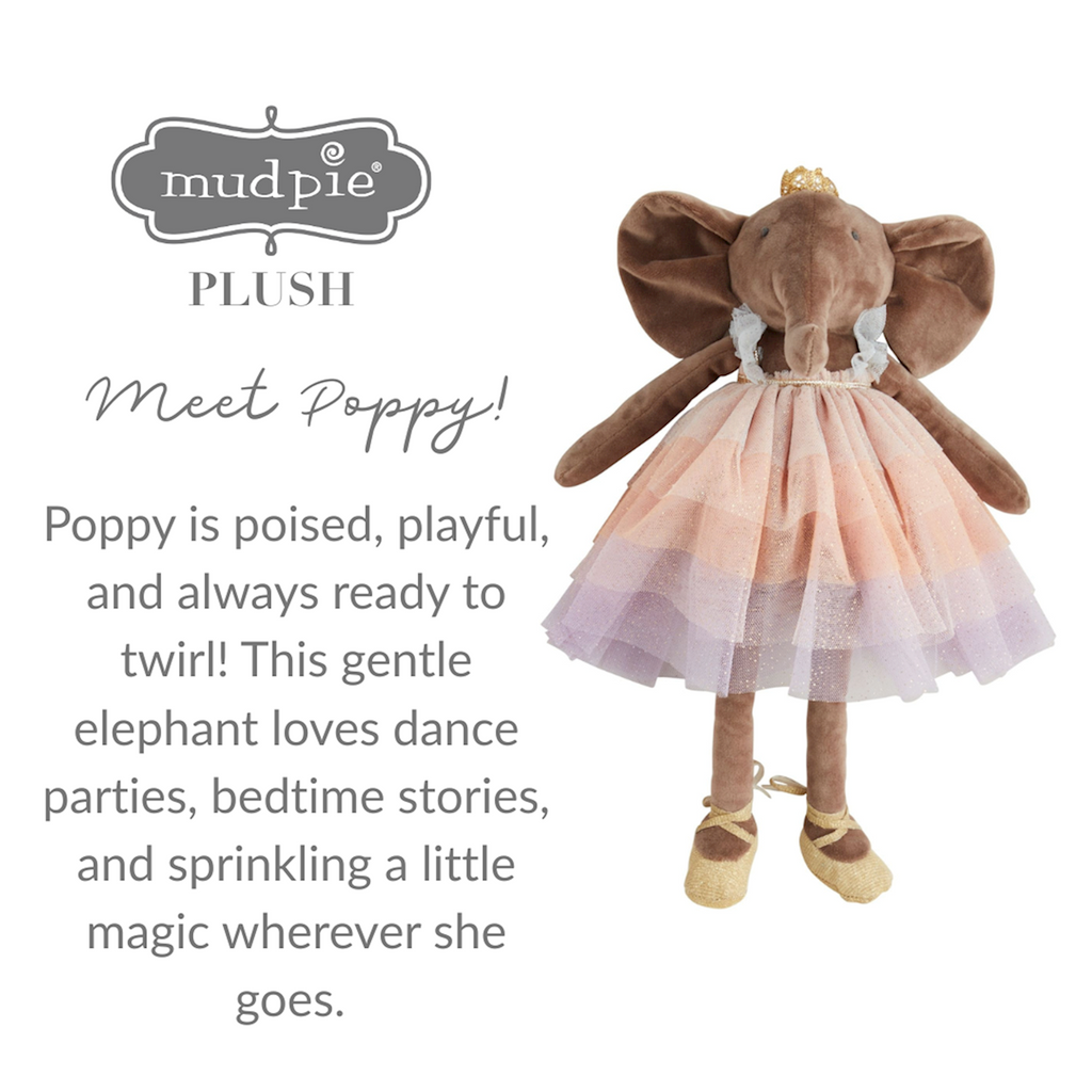 Elephant Velvet Princess Plush