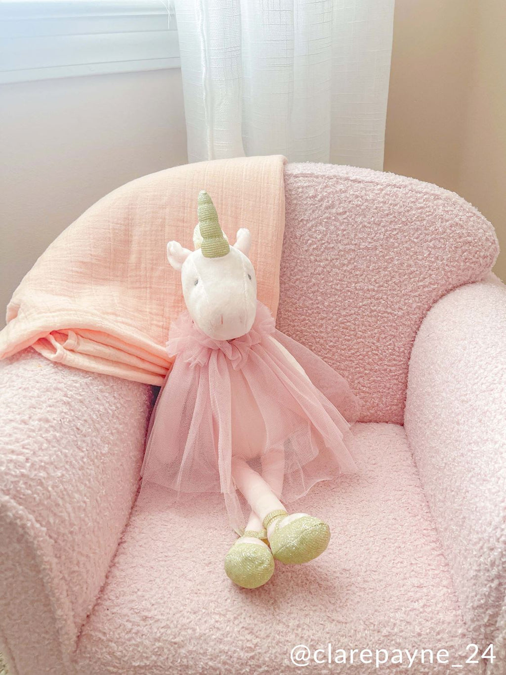 Unicorn Velvet Princess Plush
