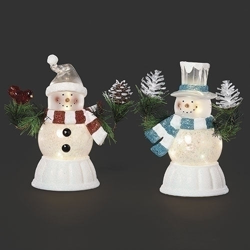 Lighted snowman