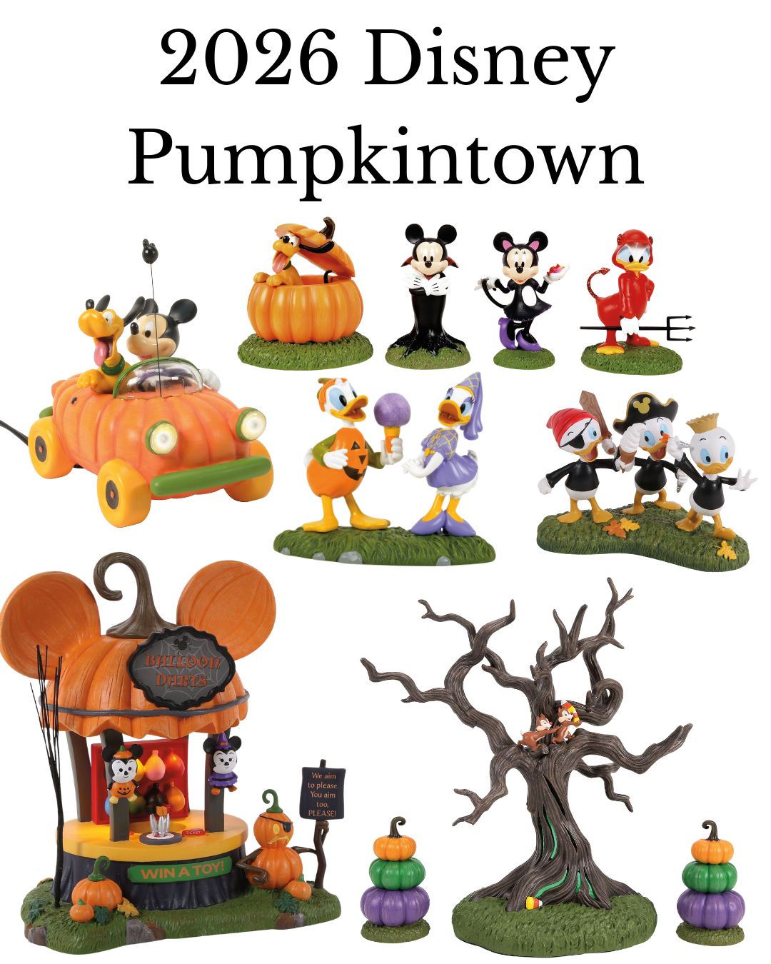 2026 Disney Pumpkintown Set