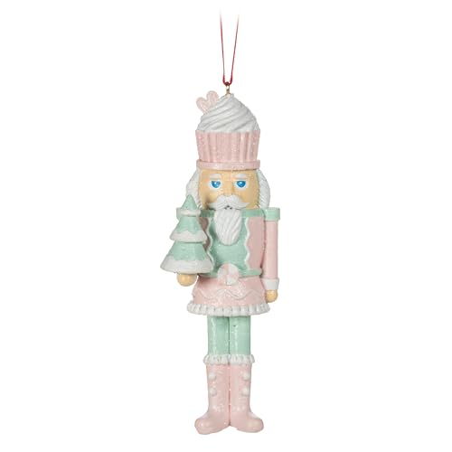 Abbott Collection Pastel Nutcracker Ornament (4.5" H)