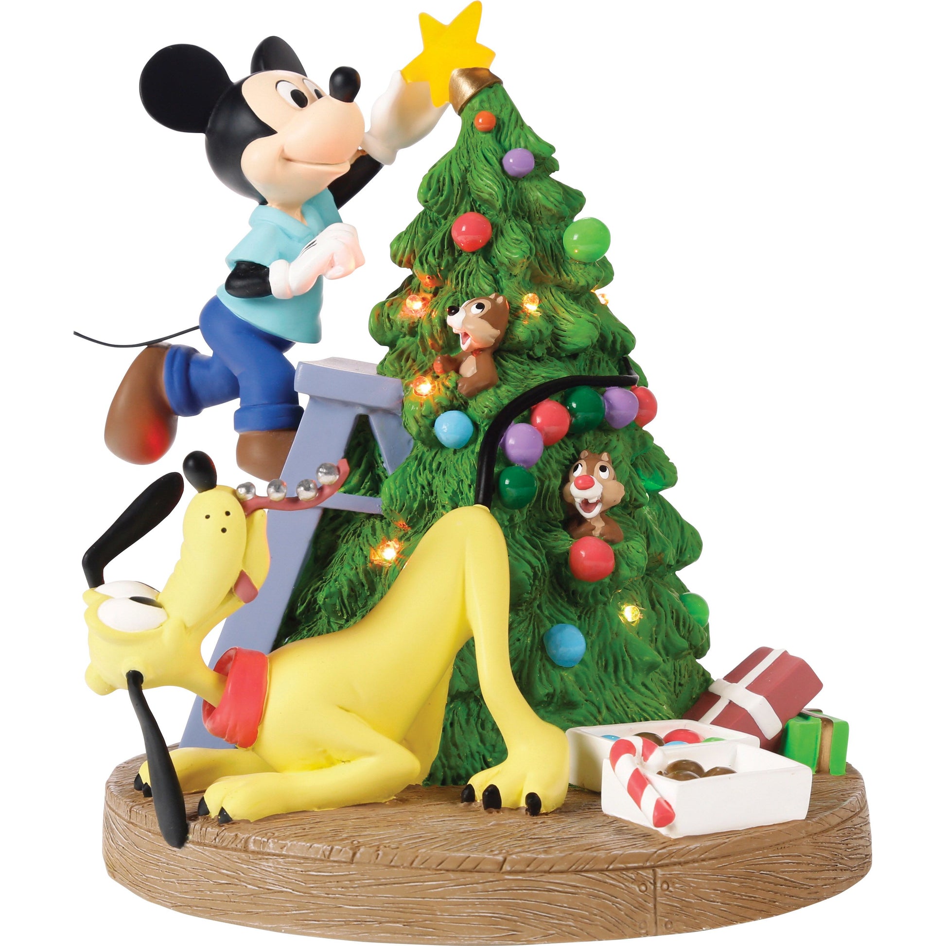 Mickey Christmas Tree LED Figurine