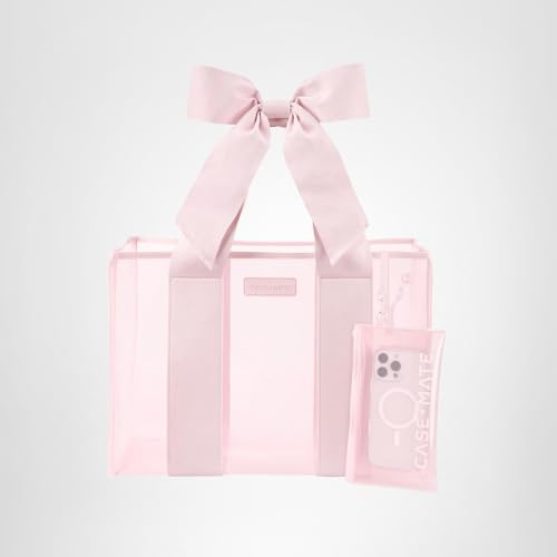 Case-Mate Pink Bow Jelly Tote