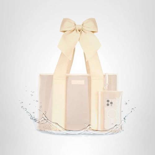 Case-Mate Special Edition Ecru Raffia Bow Beach Tote