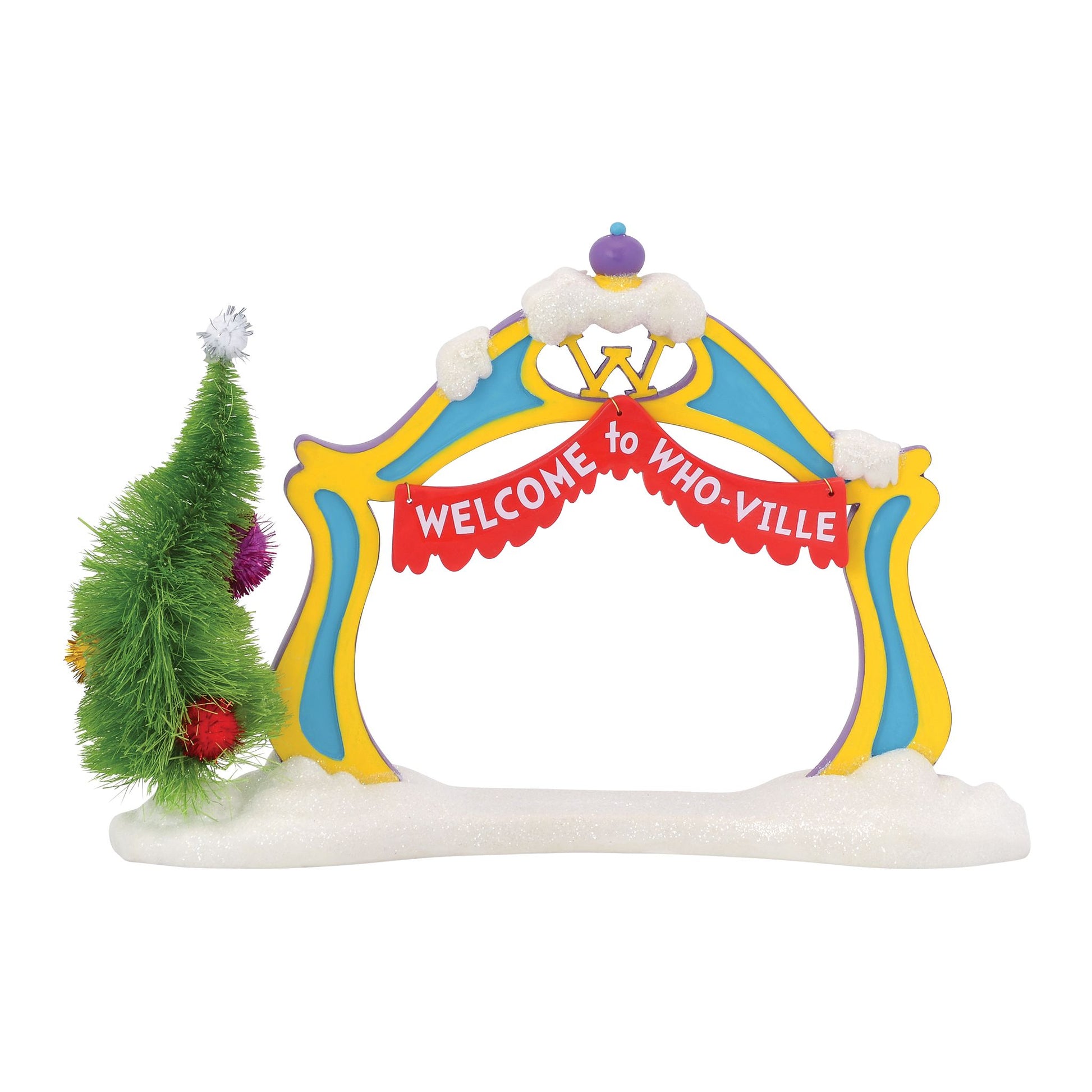 Grinch Village " Welcome to Whoville" Archway