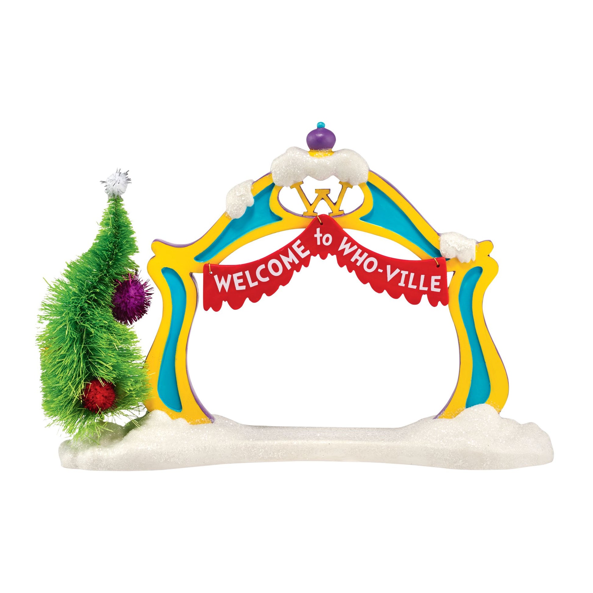 Grinch Village " Welcome to Whoville" Archway