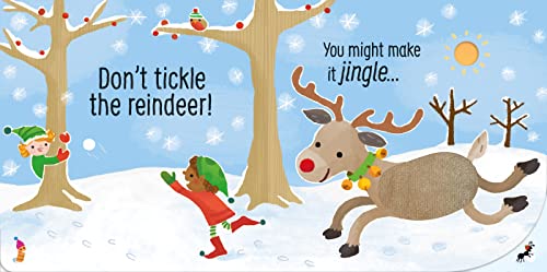 Don't Tickle the Reindeer!: Interactive Touch And Feel Sensory Animal Adventure Sound Book - A Perfect Christmas Gift (DON'T TICKLE Touchy Feely Sound Books)