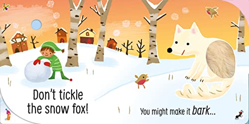Don't Tickle the Reindeer!: Interactive Touch And Feel Sensory Animal Adventure Sound Book - A Perfect Christmas Gift (DON'T TICKLE Touchy Feely Sound Books)